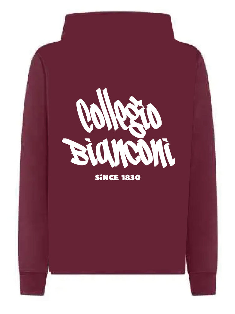 FELPA CAPPUCCIO COLLEGIO BIANCONI